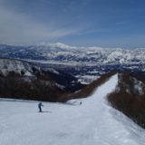 野沢温泉スキー場に春スキー